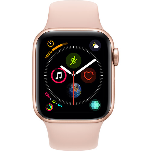 Apple Watch Series 40mm Alu Or Bracelet Sport Rose des