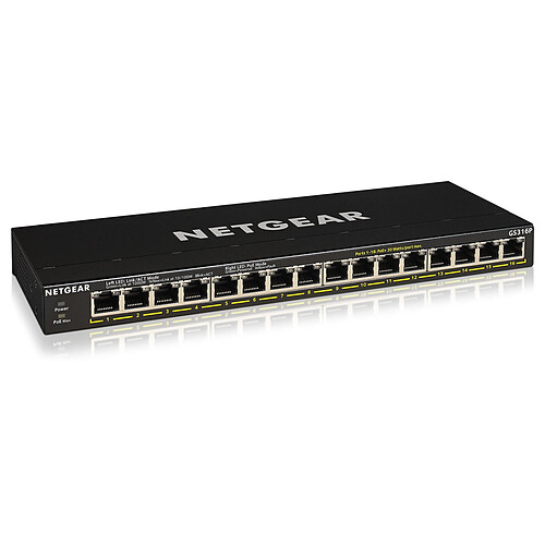 Netgear GS316P - 16 Ports