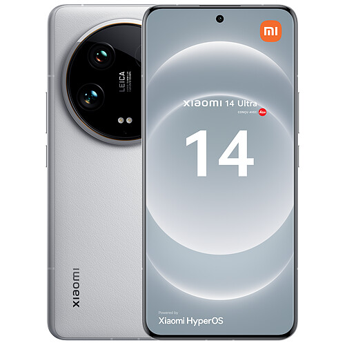 Xiaomi 14 Ultra conçu avec Leica - 16/512Go - 5G/Wi-fi7 - Blanc 