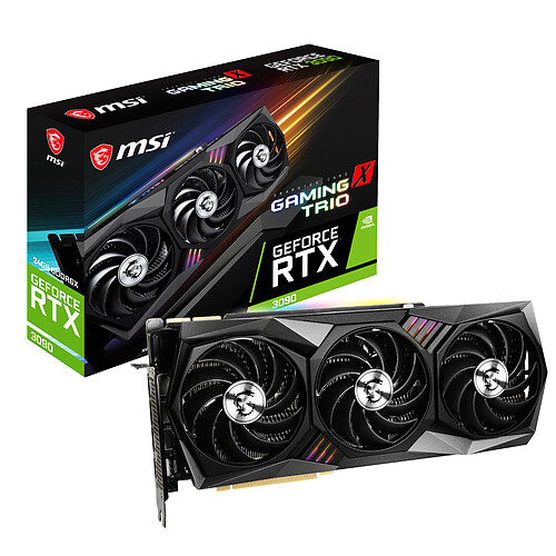 MSI GeForce RTX 3090 - GAMING X TRIO Triple Fan - 24Go