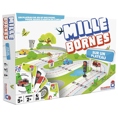 Dujardin Mille Bornes sur plateau - Le grand classique - 59019