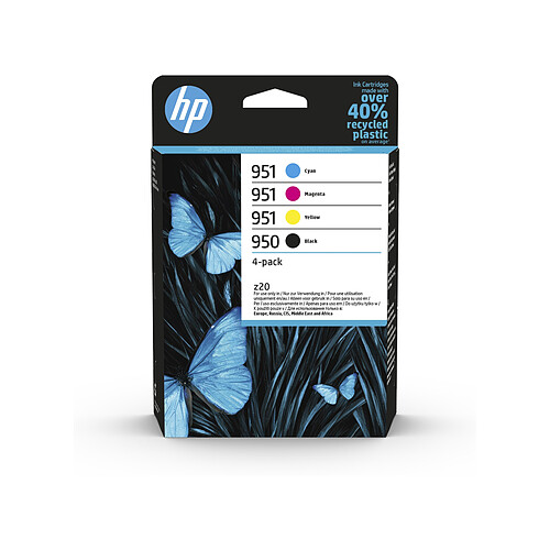 HP 950 Black / 951 CMY Original Ink Cartridge 4-Pack