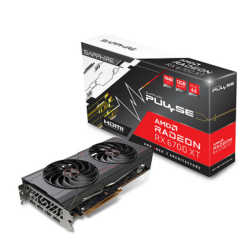 SAPPHIRE PULSE Radeon RX 6700 XT 12Go