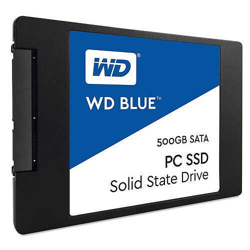 Western Digital SSD interne WD Blue 500 Go 2,5'' SATA III 6 Gbits/s