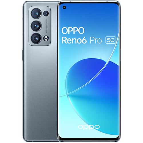 OPPO Reno6 Pro - 5G - 12/256 Go - Gris Lunaire