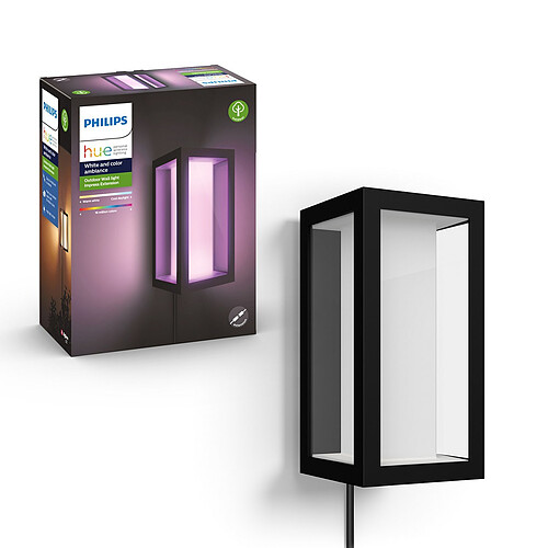 Philips Hue White & Color Ambiance IMPRESS Applique Basse tension - Noir