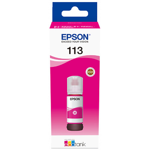 EPSON 113 EcoTank Pigment Magenta ink 113 EcoTank Pigment Magenta ink bottle