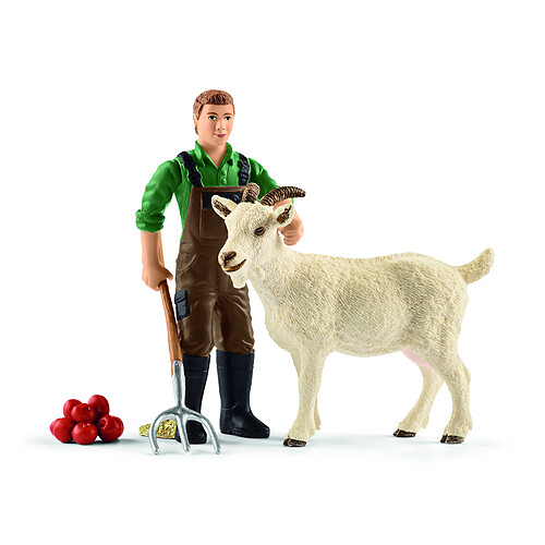 Schleich Fermier avec chèvre - 42375