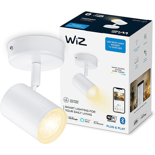 WiZ IMAGEO Spots connectée 1x5W - Blanc variable