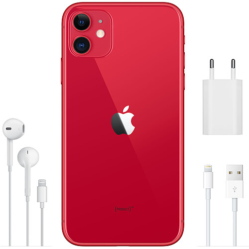 Apple iPhone 11 - 128 Go - MWM32ZD/A - PRODUCT RED · Reconditionné