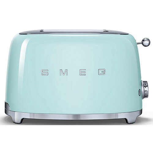 Smeg Grille-pain Vert d'eau - TSF01PGEU