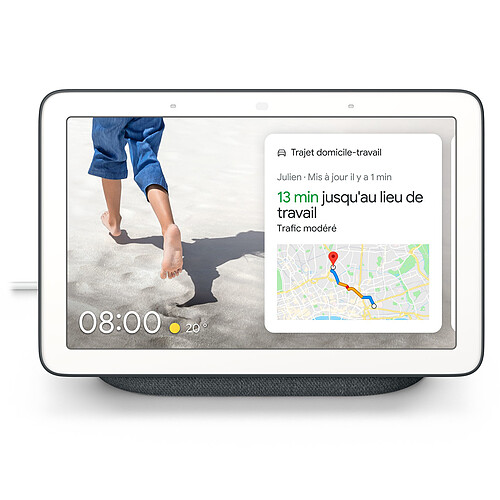 Google Nest Hub 7'' - Charbon