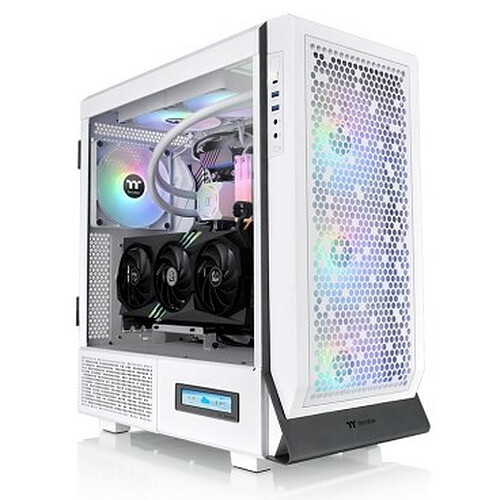 Thermaltake Ceres 500 TG - ATX - ARGB - Blanc - Avec fenêtre