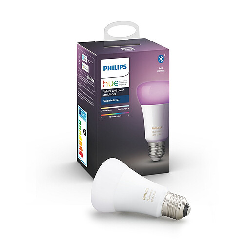 Philips White & Color - Ampoule 10W E27 x1