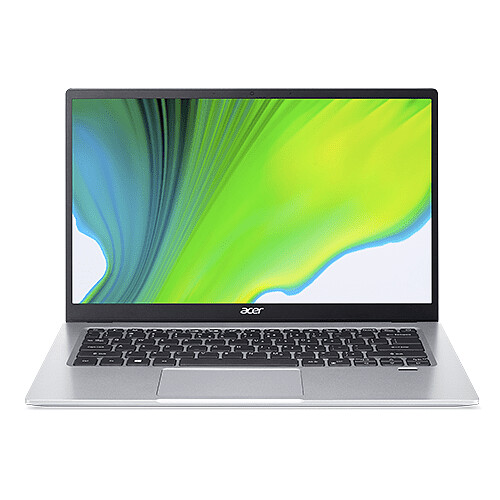 Acer Swift SF114-34-P5TL Ordinateur Portable 14" FHD Intel Pentium Silver N6000 4Go RAM DDR4 128Go SSD Win 11 Familial Gris