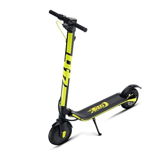 Vr46 Trottinette Electrique 25km/h 350W Aluminium Freinage Arrière Jaune