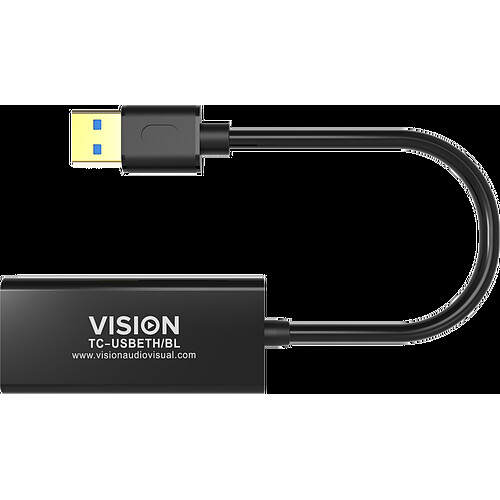 Vision TC-USBETH/BL carte réseau Ethernet