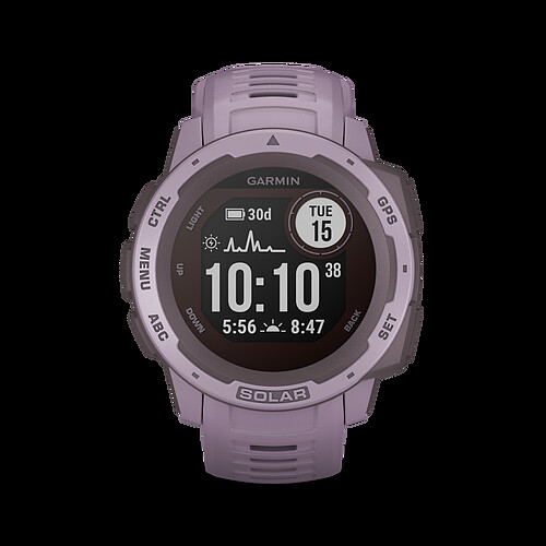 Montre Garmin Instinct Solar 010-02293-02 Orchidée