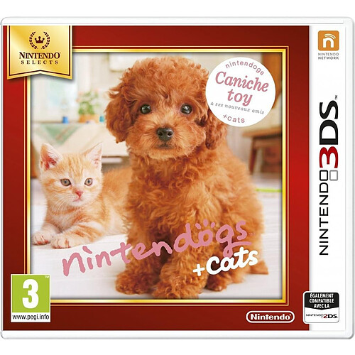 3DS Select - Nintendogs + cats Caniche Toy & ses nouveaux amis