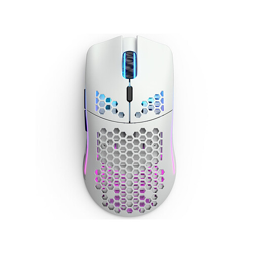 Glorious PC Gaming Race Model O Souris Gaming - Sans fil - Blanche Matte