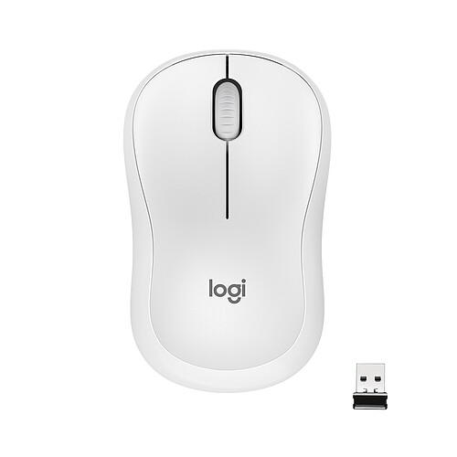 Logitech Souris sans fil M220 SILENT Blanc