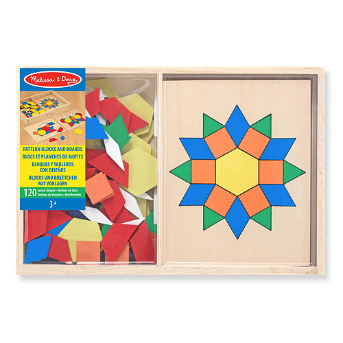 Melissa & Doug Blocs Et Planches De Motifs - 10029