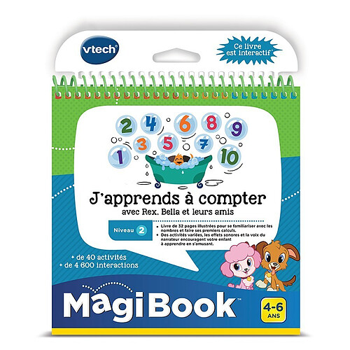 VTech MagiBook - J'apprends à compter avec Rex, Bella et leurs amis - 481105