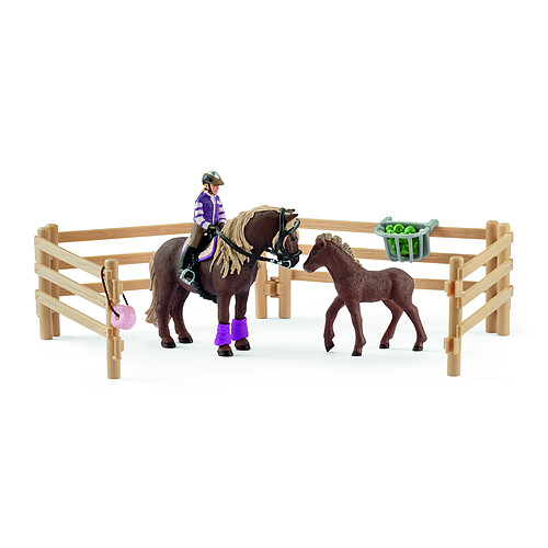 Schleich Cavalière avec poneys islandais - 42363