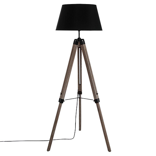 3S. x Home LAMPADAIRE TREPIER RUNO NOIR H145