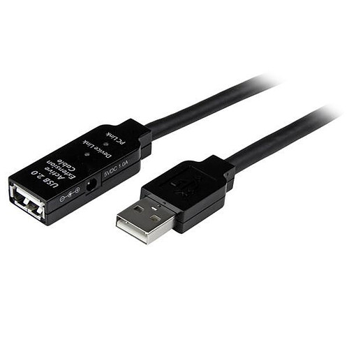 StarTech.com Câble d'extension USB 2.0 actif de 5m - Prolongateur / repeteur / rallonge USB - Male / Femelle