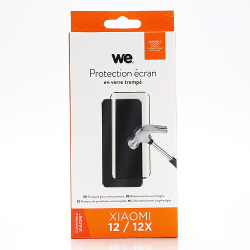 WE Verre Trempé pour [XIAOMI 12 / 12X] - Film Protection Ecran Anti-Rayures 3D - Anti-Bulles d'Air - Ultra Résistant - Dureté 9H Glass