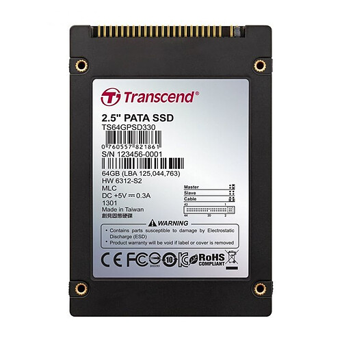 SSD Transcend TS64GPSD330 64 GB P-ATA, PSD330