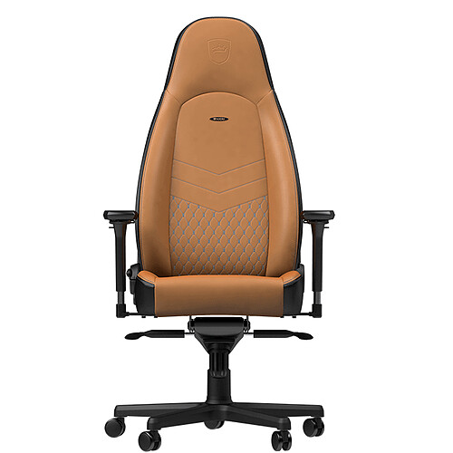 Noblechairs ICON - Vrai Cuir - Cognac/Noir