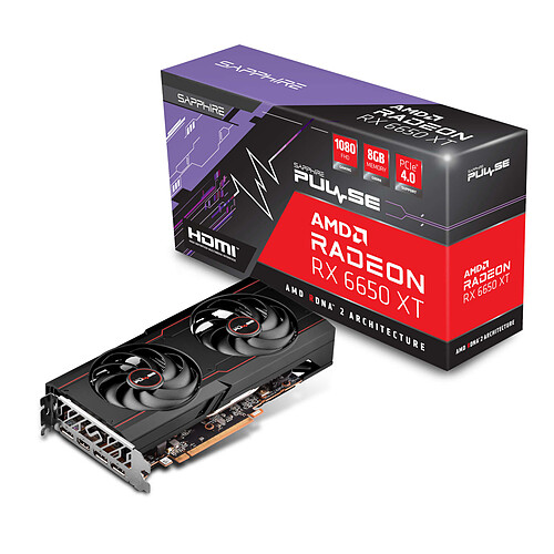 SAPPHIRE PULSE Radeon RX 6650 XT Gaming OC 8Go