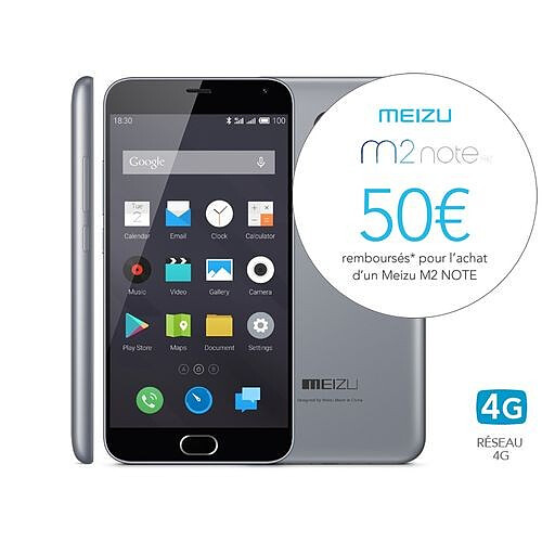 Meizu M2 Note 16 Go Silver