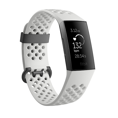 Fitbit Charge 3 - Edition Spéciale Graphite/Blanc