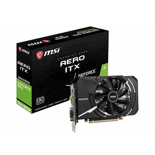 MSI Geforce GTX 1660 Super - AERO ITX OC - 6 Go