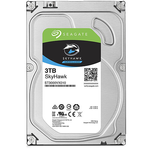 Seagate Technology Surveillance SkyHawk 3 To - 3,5" SATA