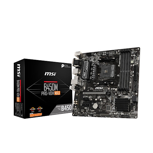 MSI AMD B450 PRO-VDH MAX - Micro-ATX