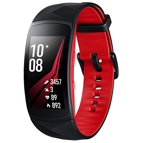 Samsung Gear Fit2 Pro - Noir/Rouge - Small