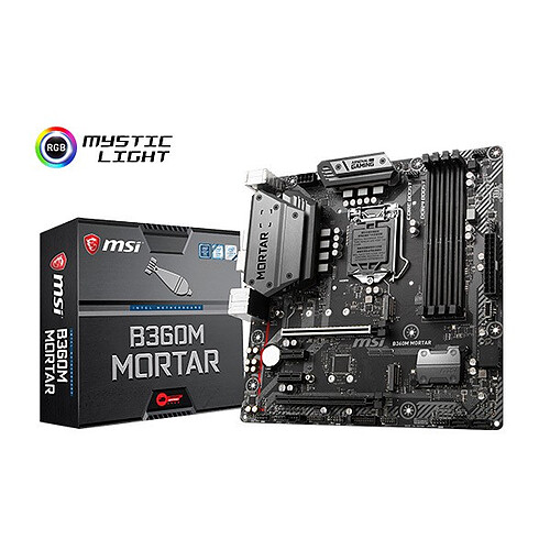 MSI Intel B360 MORTAR - Micro-ATX · Reconditionné