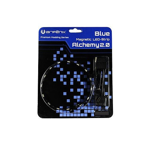 BitFenix Bande LED magnetique Alchemy 2.0 - 12 cm - Bleu