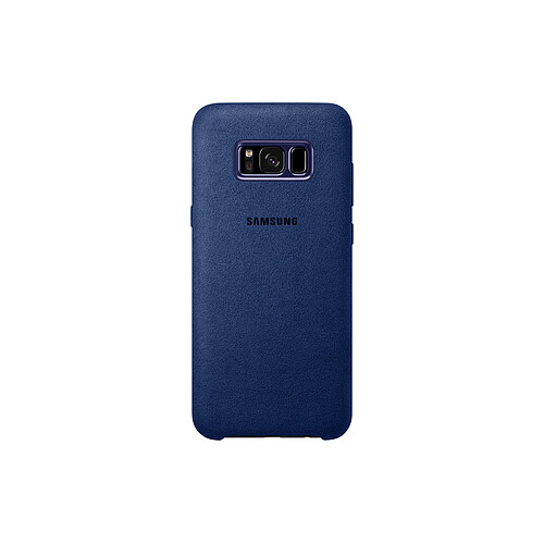 Samsung Coque en Alcantara Bleue pour Galaxy S8 Plus