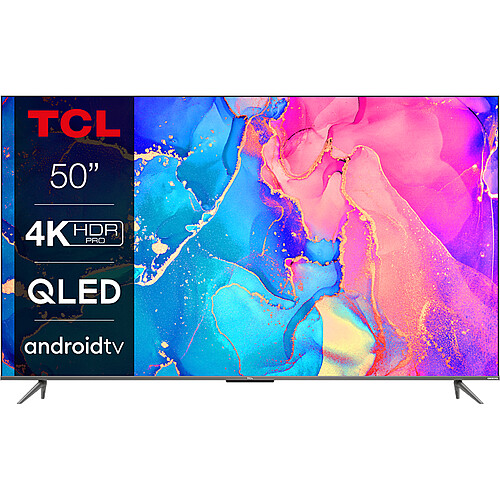 TCL TV QLED 4K 50" 126 cm - 50C631 2023