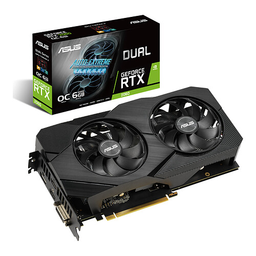 ASUS GeForce RTX 2060 OC Edition EVO - Dual Fan - 6Go