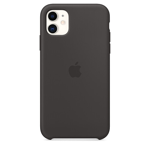 Apple Coque en silicone pour iPhone 11 - MWVU2ZM/A - Noir