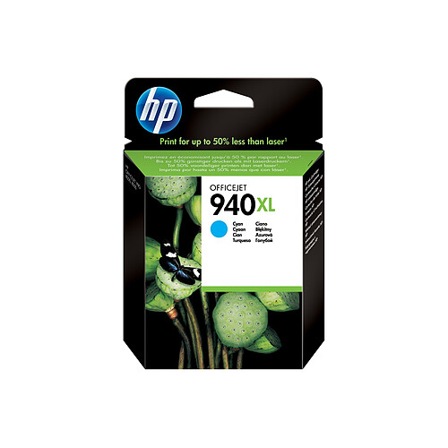 HP N°940 - Cartouche d'encre C4907AE - Cyan - XL