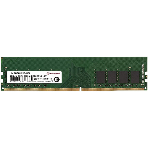 Transcend JetRAM  - 8 Go - DDR4 DIMM 288 broches - 2666 MHz