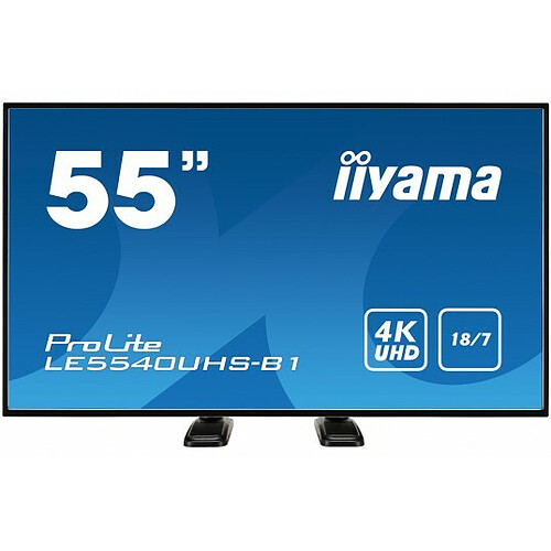 iiyama Ecran 55 pouces Full HD LE5540UHS-B1 - 55" 3840x2160, dalle AMVA3