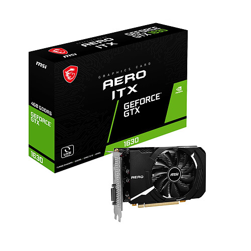 MSI GeForce GTX 1630 - AERO ITX - 4G OC